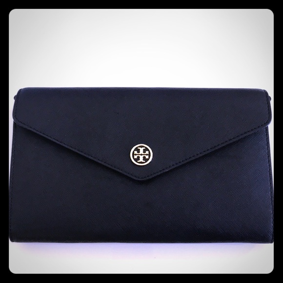 Tory Burch Handbags - New Black Robinson Tory Burch Clutch Crossbody Bag